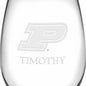 Purdue Stemless Wine Glasses Made in the USA - Set of 2 Shot #3