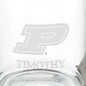 Purdue University 13 oz Glass Coffee Mug Shot #3
