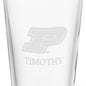 Purdue University 16 oz Pint Glass- Set of 2 Shot #3