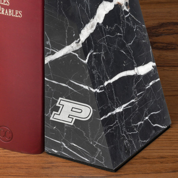 Purdue University Marble Bookends by M.LaHart Shot #3