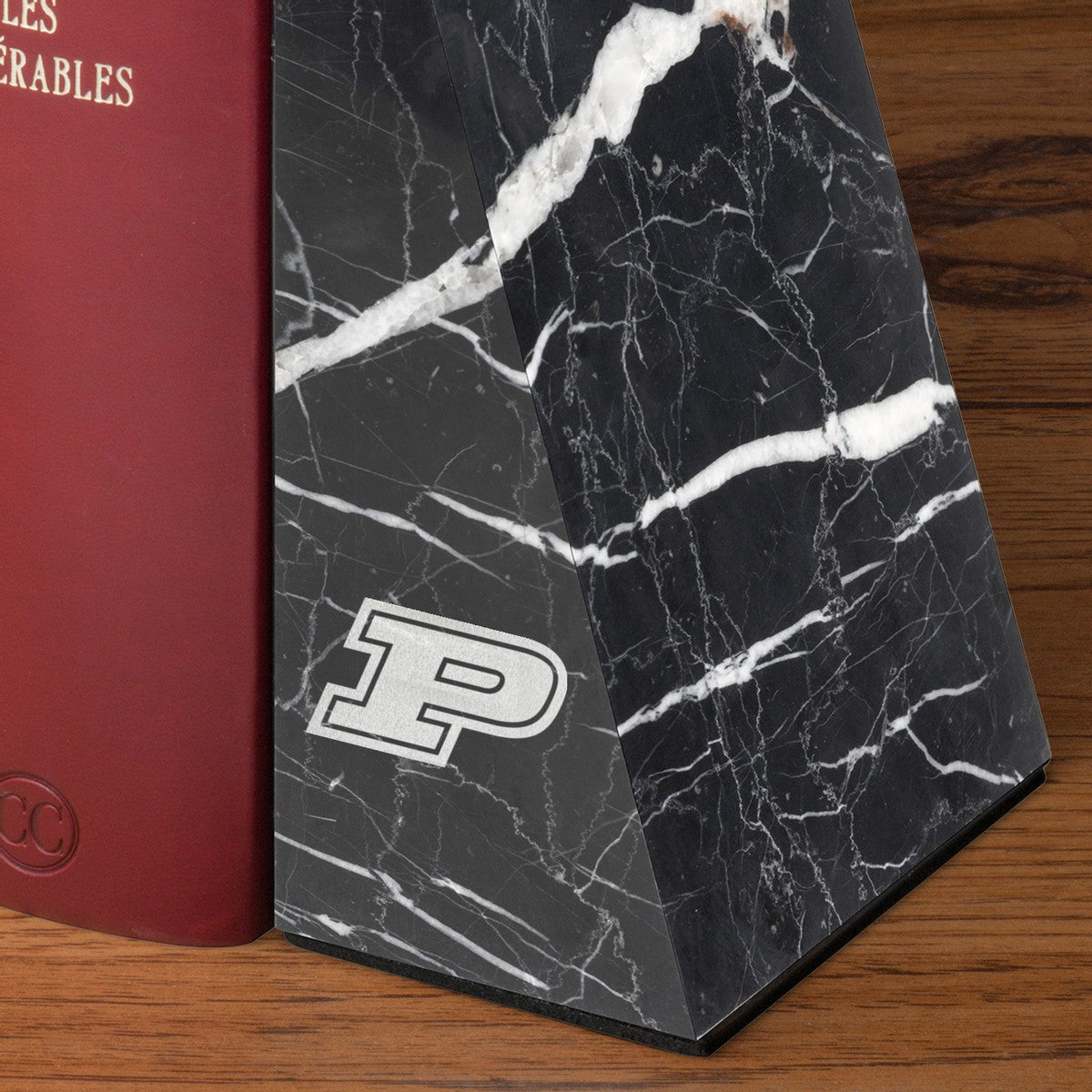 Purdue University Marble Bookends | M.LaHart & Co.
