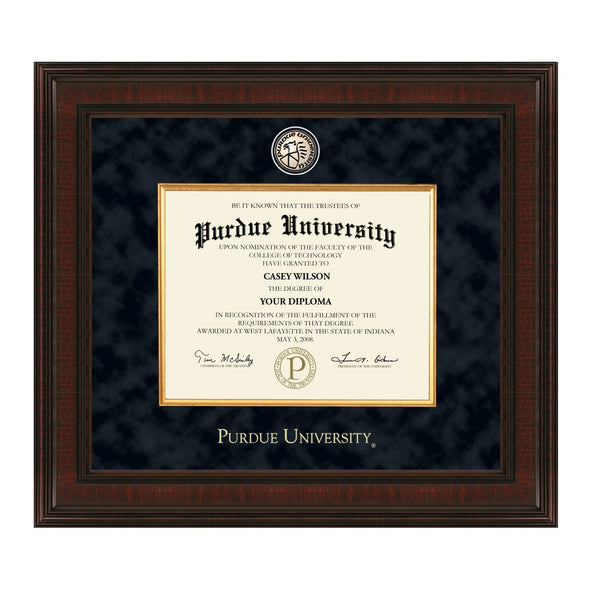 Purdue University Masters/PhD Diploma Frame - Excelsior Shot #1