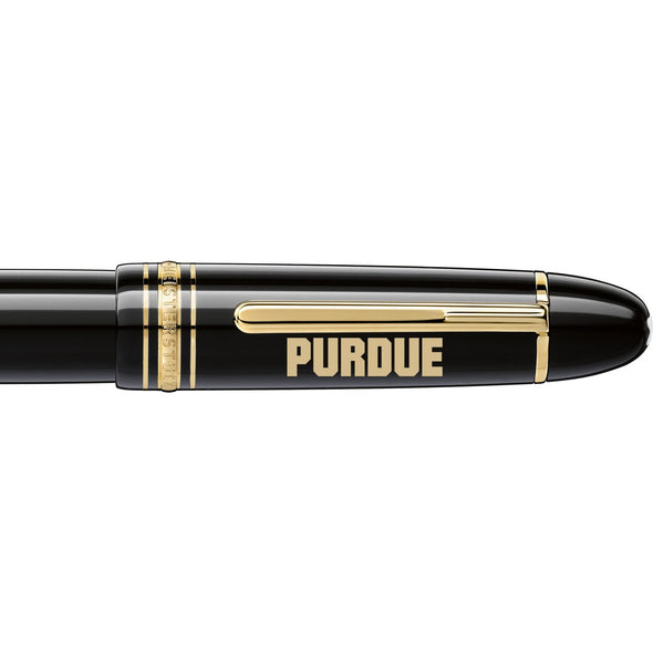 Purdue University Montblanc Meisterstück 149 Fountain Pen in Gold Shot #2