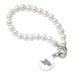 Purdue University Pearl Bracelet with Sterling Silver Charm