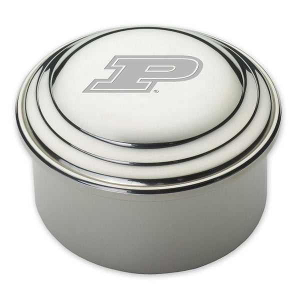 Purdue University Pewter Keepsake Box Shot #1