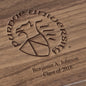 Purdue University Solid Walnut Desk Box Shot #3