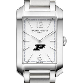 Purdue Women's Baume et Mercier 35X22mm Hampton Watch with Silver Dial & Bracelet Shot #1