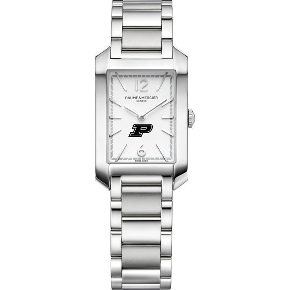 Purdue Women's Baume et Mercier 35X22mm Hampton Watch with Silver Dial & Bracelet Shot #2