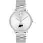 Purdue Women's Movado Bold with Crystal Bezel & Mesh Bracelet Shot #2