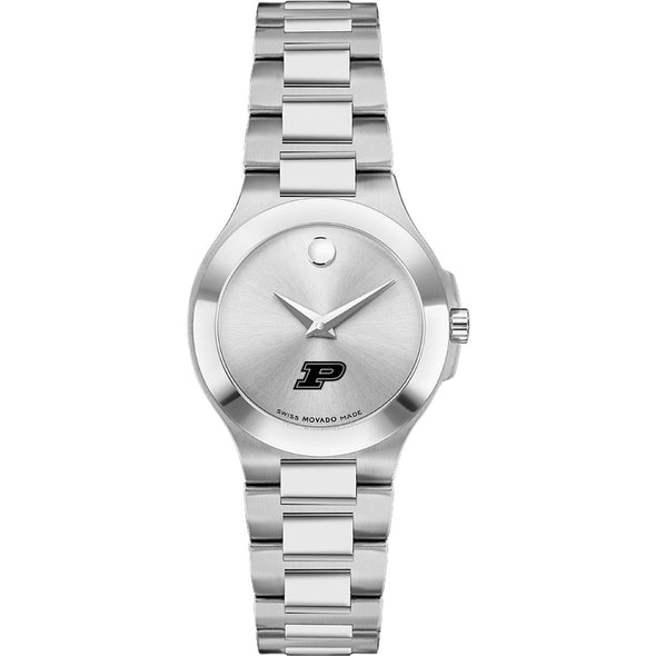 Purdue Women&#39;s Movado Collection Stainless Steel Watch with Silver Dial Shot #2