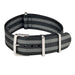 RAF Nylon Strap Grey & Black
