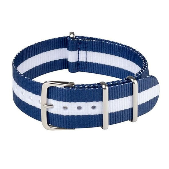 RAF Nylon Strap Navy Blue & White Shot #1