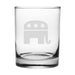 Republican Elephant Tumbler Glasses - Made in the USA
