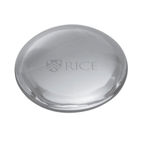 Rice Glass Dome Paperweight by Simon Pearce Shot #1