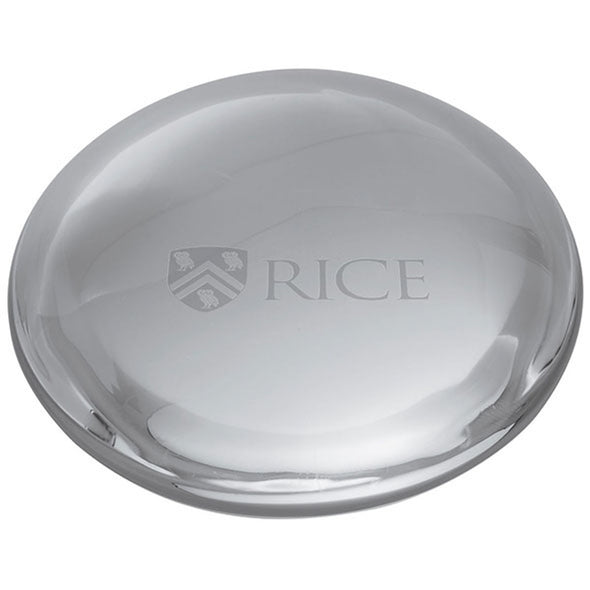 Rice Glass Dome Paperweight by Simon Pearce Shot #2