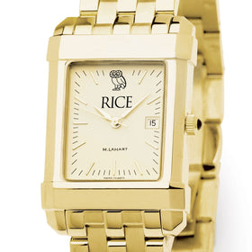 Rice Men's Gold Quad with Bracelet Shot #1