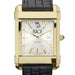 Rice Men's Gold Watch with 2-Tone Dial & Leather Strap at M.LaHart & Co.