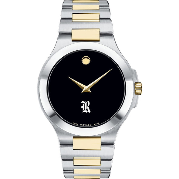 Rice Men&#39;s Movado Collection Two-Tone Watch with Black Dial Shot #2