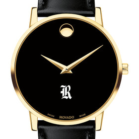 Rice Men's Movado Gold Museum Classic Leather Shot #1