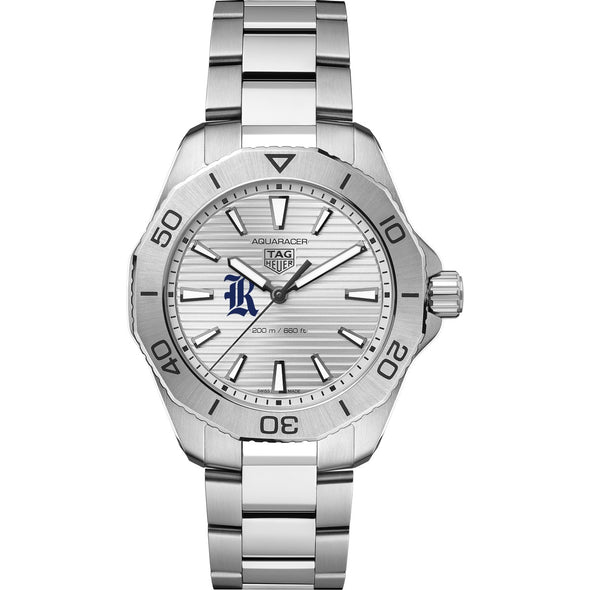 Rice Men&#39;s TAG Heuer Steel Aquaracer with Silver Dial Shot #2