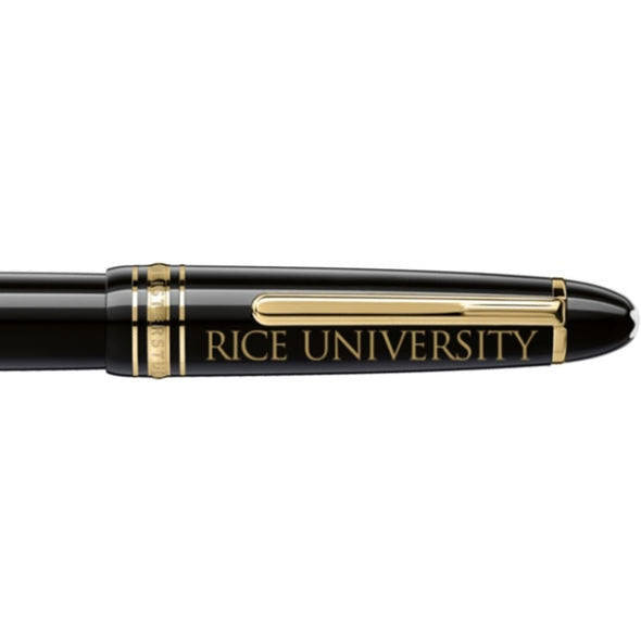 Rice Montblanc Meisterstück LeGrand Rollerball Pen in Gold Shot #2