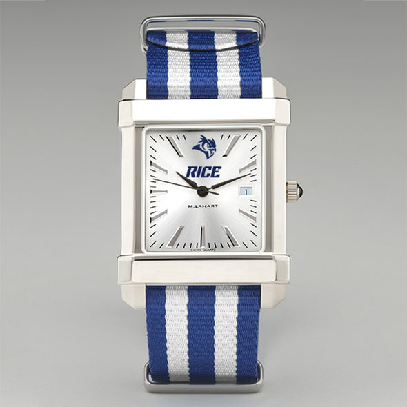 Rice University Collegiate Watch with RAF Nylon Strap for Men Shot #2