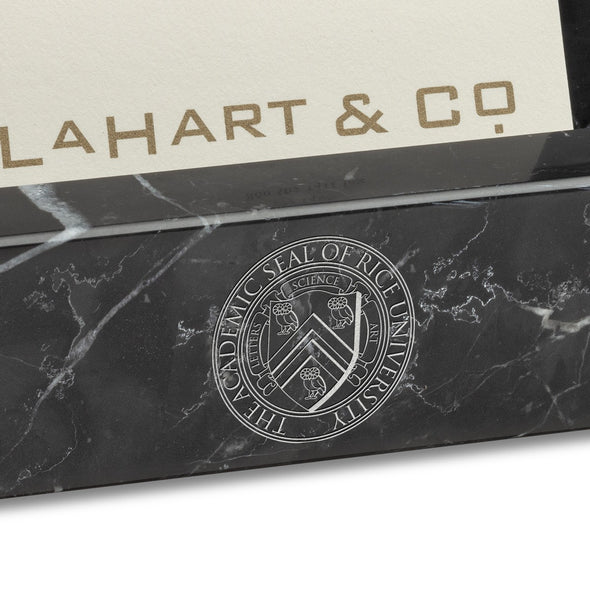 Rice University Marble Business Card Holder Shot #2
