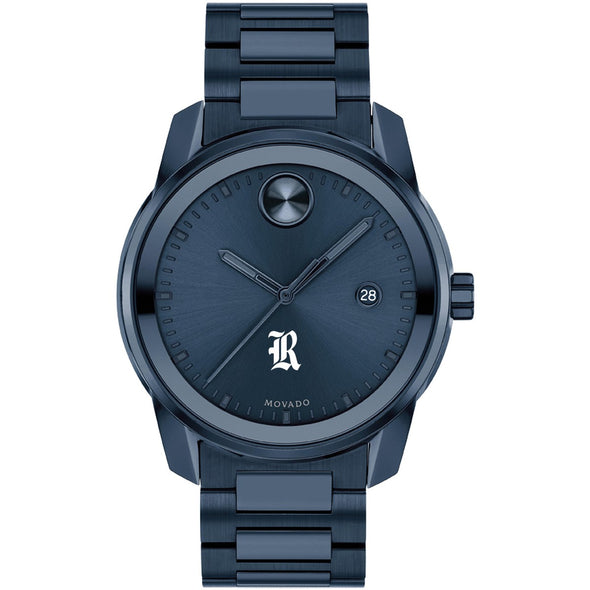 Rice University Men&#39;s Movado BOLD Blue Ion with Date Window Shot #2