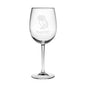 Rice University Red Wine Glasses - Made in the USA Shot #1