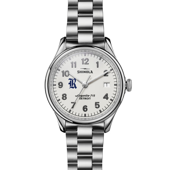 Rice University Shinola Watch, The Vinton 38 mm Alabaster Dial at M.LaHart & Co. Shot #2