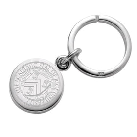 Rice University Sterling Silver Insignia Key Ring Shot #1