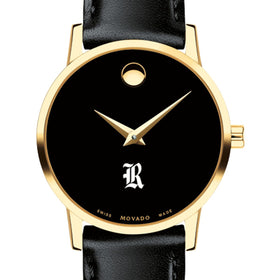 Rice Women&#39;s Movado Gold Museum Classic Leather Shot #1