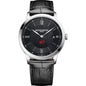 Richmond Men's Baume et Mercier 40mm Classima Quartz Watch with Black Dial & Black Leather Strap Shot #2