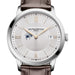 Richmond Men's Baume et Mercier 40mm Classima Quartz Watch with Silver Dial & Dark Brown Leather Strap