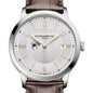 Richmond Men's Baume et Mercier 40mm Classima Quartz Watch with Silver Dial & Dark Brown Leather Strap Shot #1