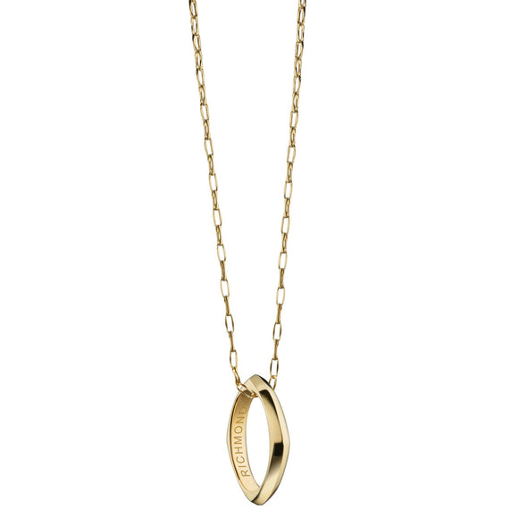 Richmond Monica Rich Kosann Poesy Ring Necklace in Gold Shot #2