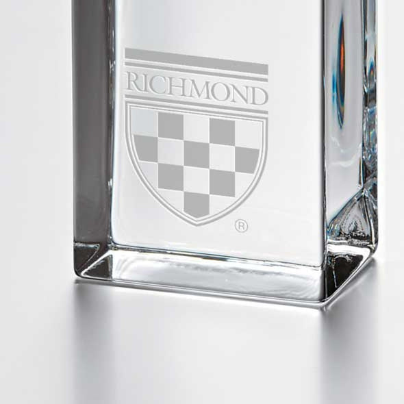 Richmond Tall Glass Desk Clock by Simon Pearce Shot #2