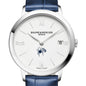 Richmond Women's Baume et Mercier 36.5mm Classima Watch with White Dial & Blue Leather Strap Shot #1