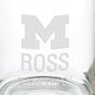 Ross School of Business 13 oz Glass Coffee Mug Shot #3