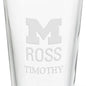 Ross School of Business 16 oz Pint Glass- Set of 2 Shot #3