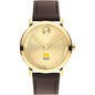 Ross School of Business Men's Movado BOLD Gold with Chocolate Leather Strap Shot #2