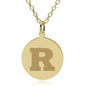 Rutgers 14K Gold Pendant & Chain Shot #1