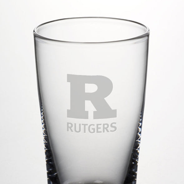 Rutgers Ascutney Pint Glasses by Simon Pearce Shot #2