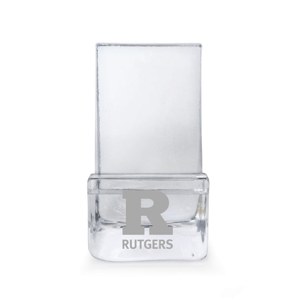 Rutgers Glass Phone Holder by Simon Pearce Shot #1