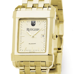 Rutgers Men&#39;s Gold Quad with Bracelet Shot #1