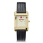 Rutgers Men's Gold Quad with Leather Strap Shot #2