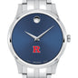 Rutgers Men's Movado Collection Stainless Steel Watch with Blue Dial Shot #1