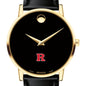 Rutgers Men's Movado Gold Museum Classic Leather Shot #1
