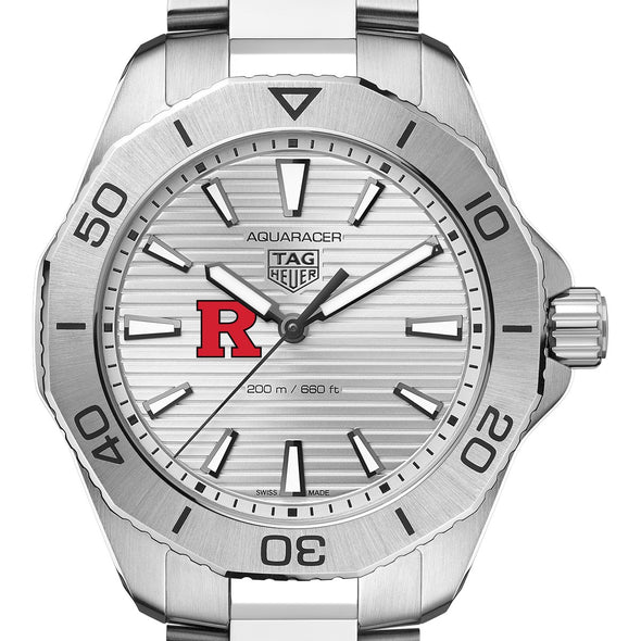 Rutgers Men&#39;s TAG Heuer Steel Aquaracer with Silver Dial Shot #1
