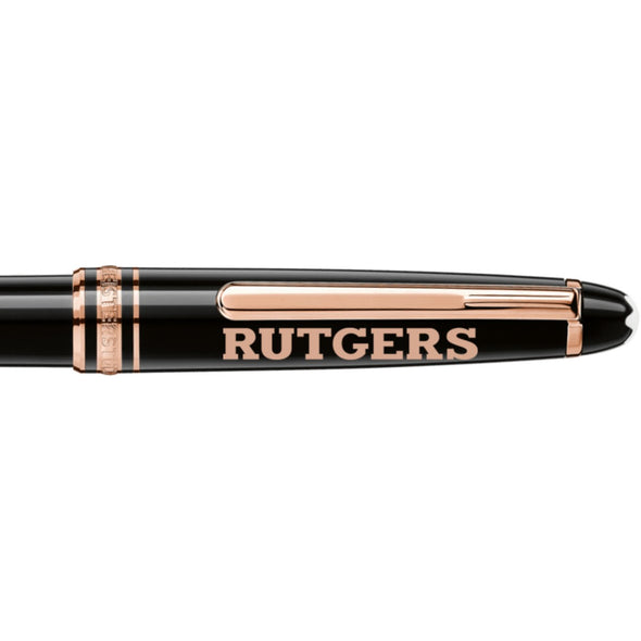 Rutgers Montblanc Meisterstück Classique Ballpoint Pen in Red Gold Shot #2